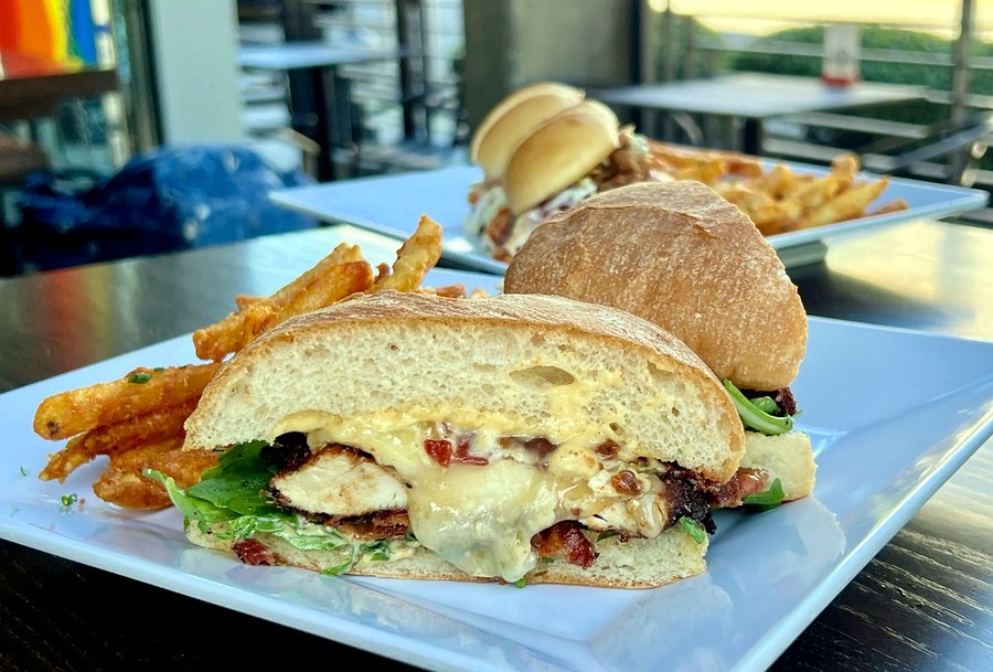 Blackened Chicken, Bacon & Brie at Cairde Public House